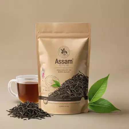 Orthodox whole leaf premium grade priced at six hundred eighty rupees per kilogram with limited stock of one hundred eighty kilograms monthly from AssamSip